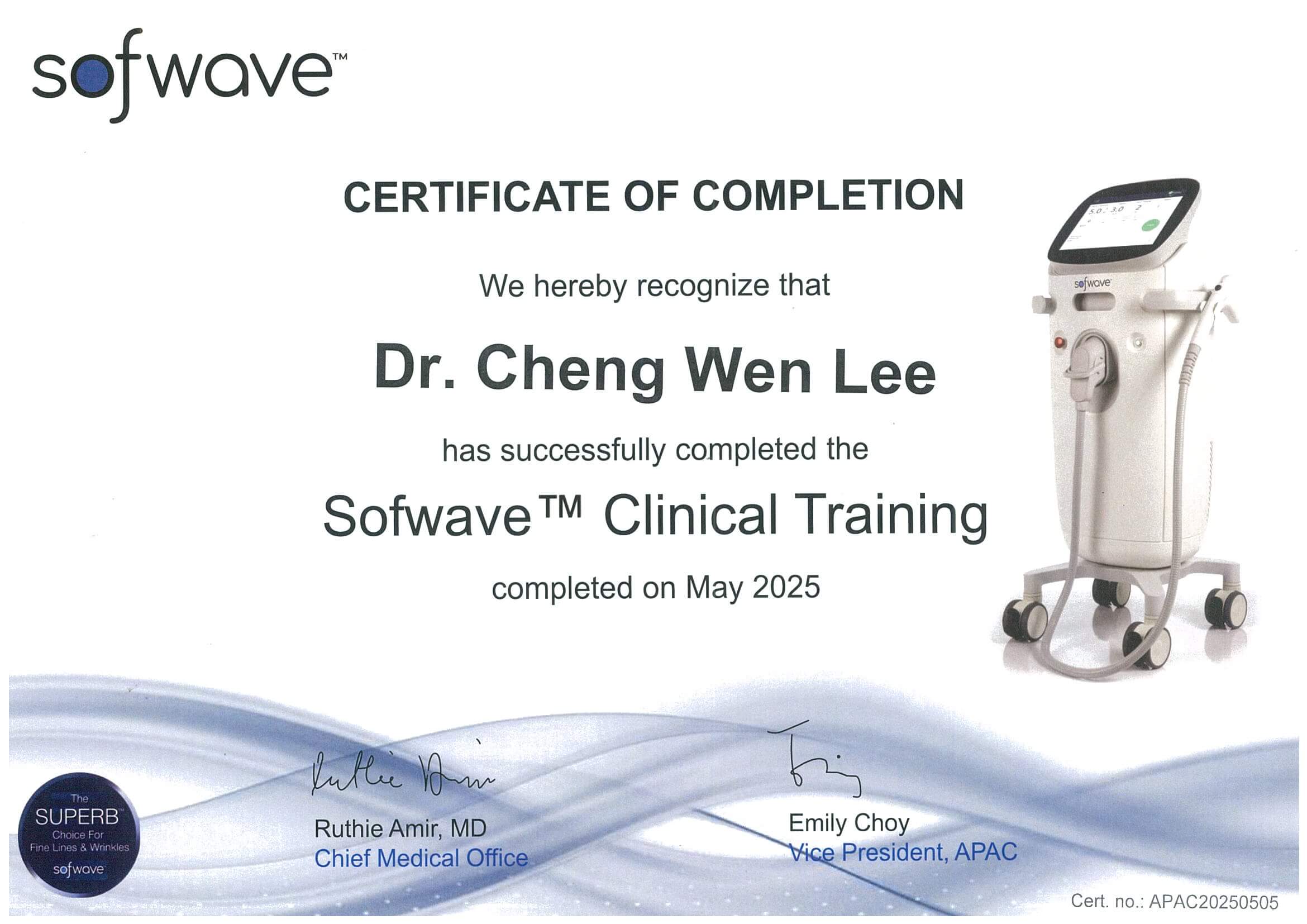 李政彣 醫師證照8