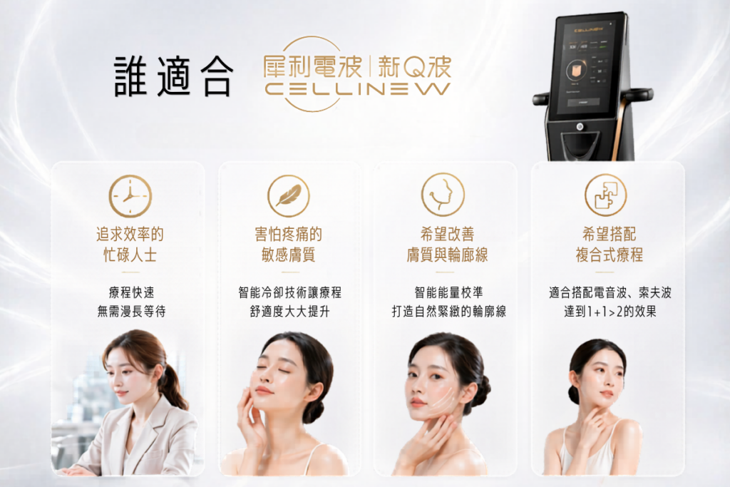 Cellinew犀利電波|新Q波 8 11.犀利電波新Q 一頁式 適合對象