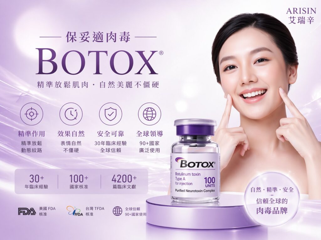 臉下垂醫美拉提完整指南:音波、電波、埋線、肉毒、玻尿酸、膠原蛋白針怎麼選? 11 Botox(保妥適)