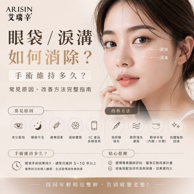 眼袋手術 台中醫美 艾瑞辛醫美